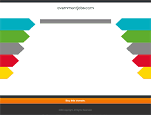 Tablet Screenshot of overnmentjobs.com